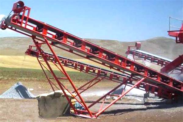 大傾角皮帶輸送機 大傾角皮帶輸送機